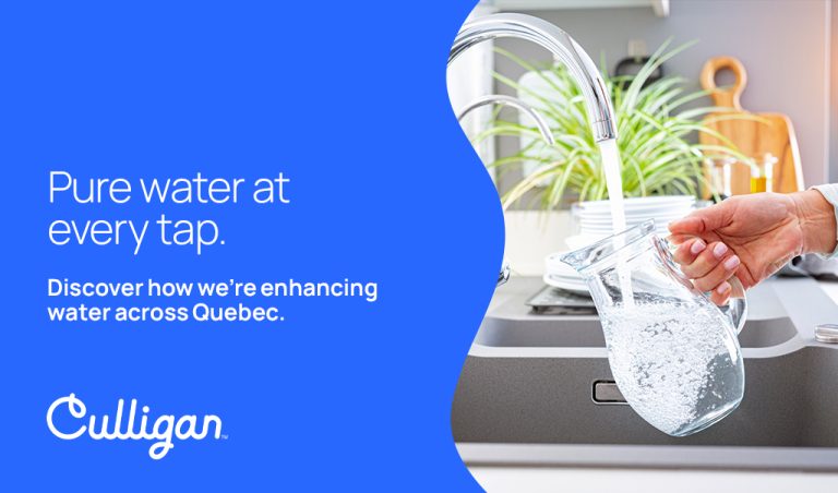 Pure water,
Water filtration systems in Quebec,
Water filtration,
Water treatment service in Quebec,
Culligan Quebec,
Culligan,
Water treatment company.