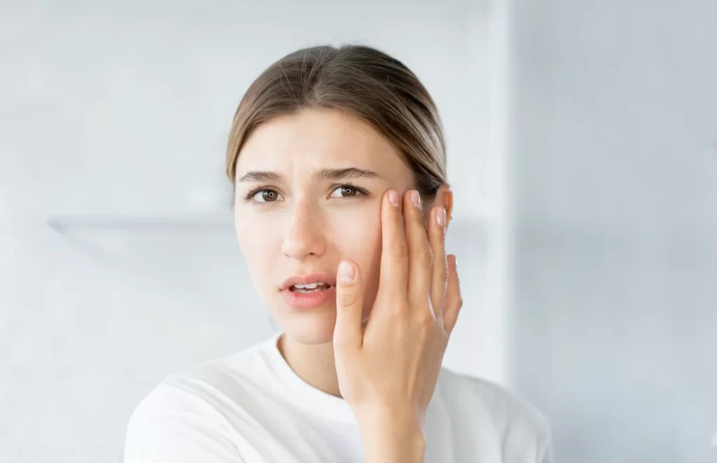 problèmes de peau, peau sèche, soins du visage, eau dure, santé de la peau,