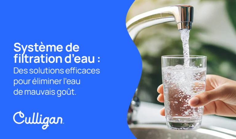 Comment régler l’eau de mauvais goût à la maison