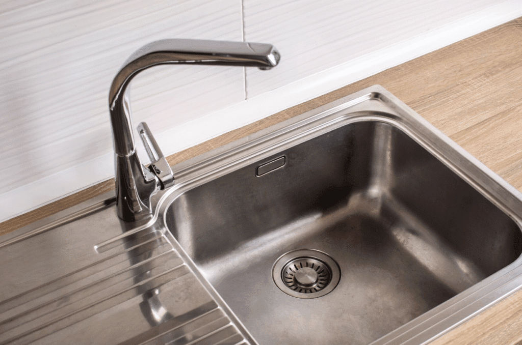 Image showing an aluminum faucet. 